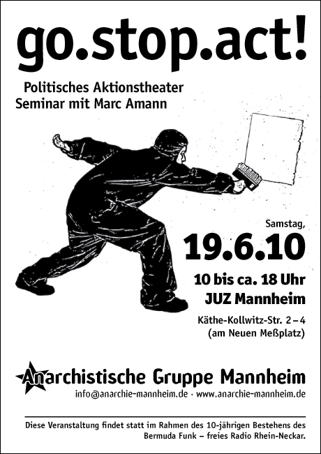 go.stop.act! – Seminar politisches Aktionstheater